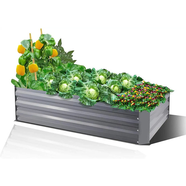 Arlmont & Co. Wilmslow Metal Planter Box Wayfair Canada